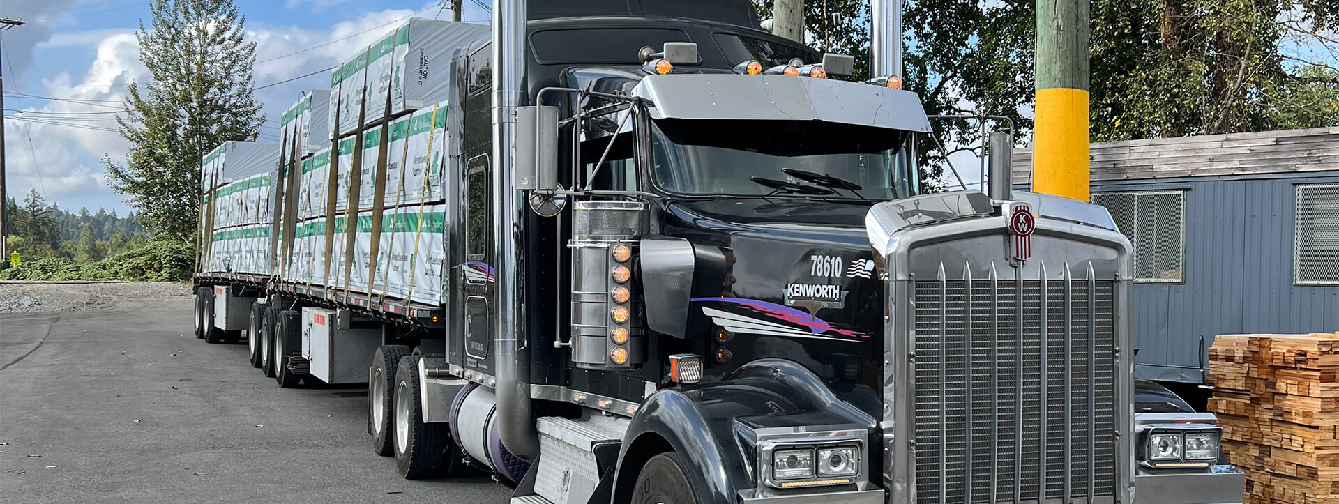 Kelowna Trucking Company, Trucking Services and Wood Hauling